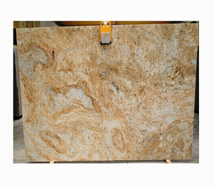 Losas de Granito Imperial Gold, Superficie de Piedra Natural Pulida para Encimeras de Cocina, Pisos, Revestimiento de Paredes, Uso Interior - Product Image 1