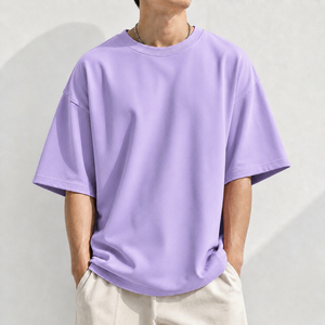Service OEM, Fabricant Personnalisé, Design Mode Urbaine, T-shirts Homme Oversize à Épaules Tombantes 100% Coton Vierge de Haute Qualité - Product Image 5
