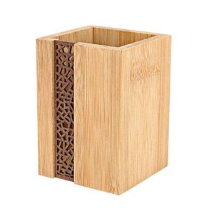 Organisateur en bois de qualité supérieure pour stylos, crayons et accessoires de papeterie, fabriqué en Inde. - Product Image 1