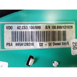 ชุดหน้าปัดเรือนไมล์ 407 รุ่นที่ 2 ปี 2008-2011 มือสอง ของแท้ รหัส 9658138280 - Product Image 6