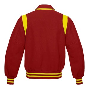 Autumn <b>Men's</b> Custom Logo Windproof Waterproof Varsity College <b>Jackets</b> <b>Long</b> Sleeve with Plain Dyed Processing Coating - Product Image 3