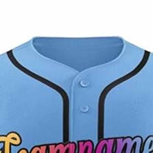 Maillots de baseball imprimés par sublimation, personnalisés, professionnels, unisexes, 100% polyester, envoyés par Dress Sports - Product Image 2