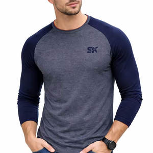 Servicio OEM, Precio al por Mayor, Camisetas Raglán Lisas, Nuevo Estilo, Camisetas Raglán Lisas Hechas a Medida, Camisetas Raglán Lisas de Secado Rápido - Product Image 1