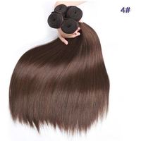 Rambut Virgin Berkualitas Tinggi, Lurus, Bebas Kusut, 100% Ekstensi Rambut Asli, Beli Langsung Dari Pemasok India