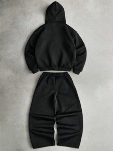 Conjunto Deportivo Personalizado de Sudadera con Capucha y Pantalones de Felpa de Algodón para Hombre, Fabricación B2B de Ropa Deportiva al por Mayor con Marca Privada OEM - Product Image 2