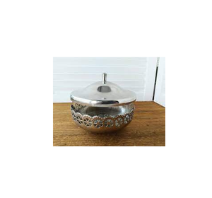 Nuevo Azucarero de Acero Inoxidable con Tapa y Cuchara de Acero Inoxidable, Elegante, al por Mayor, para Venta - Product Image 1