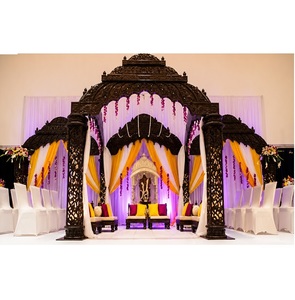 Mandaps para Bodas / Templo Mandap para Bodas, Compre un Mandap de Boda Estilo Maharaja Real, Mandap Vivah de Fibra Personalizado en Venta - Product Image 1