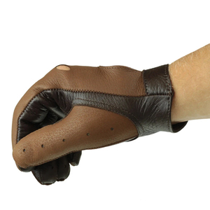 Guantes de Conducción de Cuero de Dedo Completo en Oferta - Transpirables, Ligeros, Antideslizantes, Unisex, para Todas las Estaciones, de Pakistán - Product Image 3
