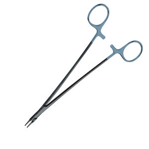 Pince porte-aiguille droite en acier de haute qualité, délicate, 160 mm (6-14 pouces), pour usage hospitalier, garantie, vente en gros, prix abordable - Product Image 4