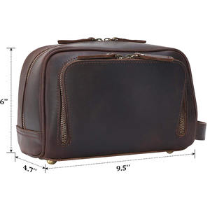 Bolsa de Aseo de Viaje Personalizada, Resistente al Agua, para Hombres, con Compartimentos para Accesorios de Afeitado y Artículos de Higiene Personal - Product Image 2