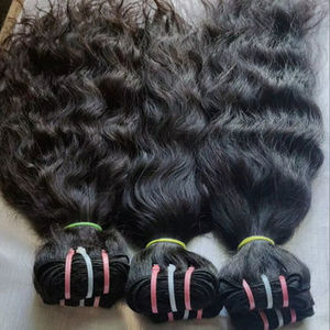 ผมหยักศกธรรมชาติผมลอนแบบอินเดียผมหยิกแบบเรมี่ผม100% ธรรมชาติผ้าคู่ - Product Image 3