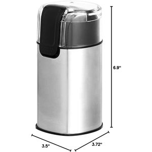 Molinillo de Café Eléctrico Rápido de Acero Inoxidable, Fácil de Usar, Cuchilla Resistente para Uso Doméstico, para Granos de Café y Especias - Product Image 5