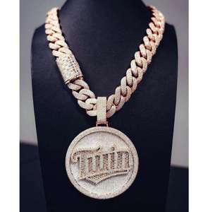 สร้อยคอจี้รูปแพะประดับมอยส์ซาไนต์เงินแท้ 925 คุณภาพส่งออก สไตล์ Iced Out ได้รับการรับรองจาก IGI เหมาะสำหรับเป็นของขวัญในงานปาร์ตี้ - Product Image 2