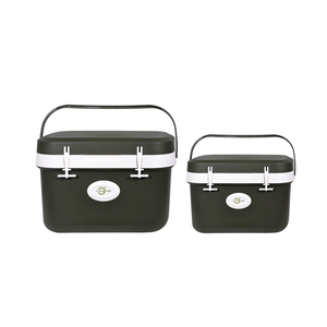 SB TECH 50L/20L PE Waterproof Ice-Insulated Compressor Cooler Box <b>Chair</b> Leopard/Camouflage Pattern Food Storage Camping Beverage - Product Image 3