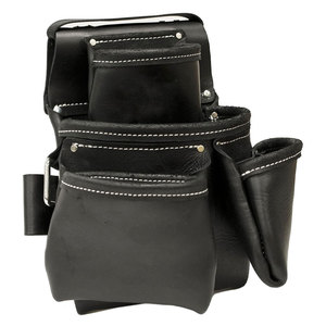 Leather <b>Tool</b> <b>Pouch</b> Nail <b>Pouch</b> Carpenter Bag Kit Electrician handyman <b>Belt</b> Holder - Product Image 2