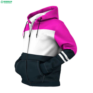 Ventes en gros de sweats à capuche unisexes légers avec fermeture éclair, vêtements d'hiver respirants avec fermeture éclair intégrale et sweats à capuche - Product Image 6