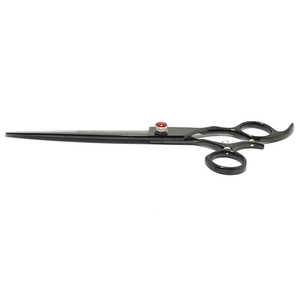 Multifunctional OEM Professional High Quality 8-Inch Stainless Steel Black Modern Pet Grooming <b>Scissors</b> Straight Shears - Product Image 3