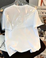 T-shirt à manches courtes pour filles, 100 % coton jersey, col rond, été, décontracté, sport, festival, doux, confortable, personnalisable