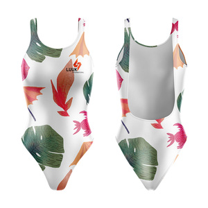 Traje de Baño de Una Pieza para Mujer, Talla Grande, Cuello Redondo, Personalizado, Ecológico, Transpirable, Antibacterial, Resistente al Viento, de Secado Rápido - Product Image 1