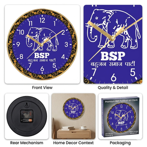 Reloj de Pared Promocional Personalizado con Imagen de Político Indio para Decoración de Oficina y Hogar - Día de la Madre, Graduación, Año Nuevo Chino - Product Image 2