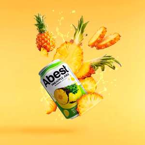Pineapple juice drink, Vietnamese juice drink with <b>canned</b> pineapple in 330ml <b>fruit</b> juice cans OEM ODM Private Label - Product Image 2