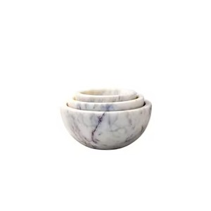Bol en marbre noir avec piétement, style moderne, pour fruits, vente en gros, centre de table sur pied pour hôtels et maisons - Product Image 2