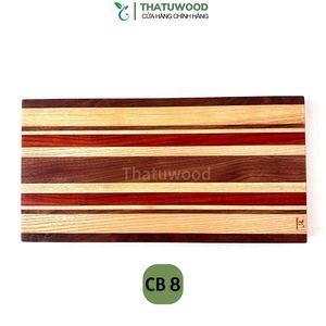 Thatuwood Wooden Cutting Board Rectangular Handmade Rustic Kitchen CB 12 - Product Image 6
