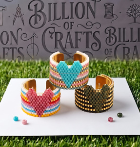 Anillo de Dedo con Cuentas Coloridas en Forma de Corazón Estilo Bohemio, Joyería Hecha a Mano, Accesorio de Moda - Product Image 2