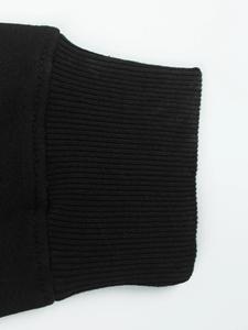 Sudadera de cuello redondo de lana pesada de algodón con estampado de gran tamaño personalizado y diseño de caída de hombro a precio de fábrica - Product Image 3