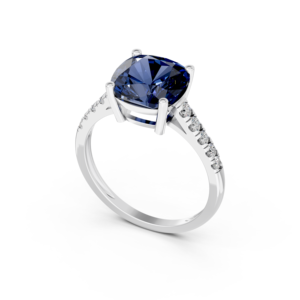Bague en argent 925 avec diamant de laboratoire pour femme, certifiée IGI, RJC, ODM, OEM, fabricant éthique de bijoux fins, vente en gros E201267 - Product Image 3