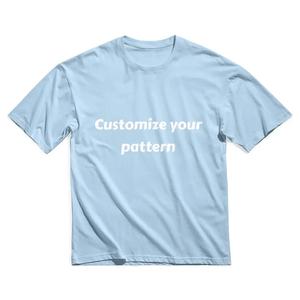 Camiseta con Logotipo Personalizado, 100% Algodón, Cuello Redondo, Impresión Serigráfica, Color a Elección del Cliente, 250-300 GSM, Camisetas Lisas de Verano para Hombre - Product Image 1