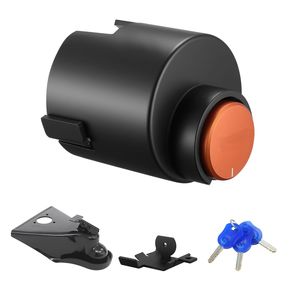 Lucchetto per Rimorchio RV Resistente, Adatto per Ganci da 2 5/16 Pollici per Accoppiatori Airstream, Sicurezza con 3 Chiavi e Catena Antiruggine - Product Image 1