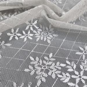 Daisy Floral Stretch Lace Fabric 147cm Nylon Spandex Mesh Lightweight <b>Sheer</b> Customized Color for <b>Lingerie</b> Dresses Bridal Custom - Product Image 2