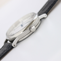 Montre de haute qualité en acier inoxydable pour hommes, diamètre du boîtier 38 mm, mouvement mécanique 9015, montre de luxe haut de gamme, étanche, pour les affaires