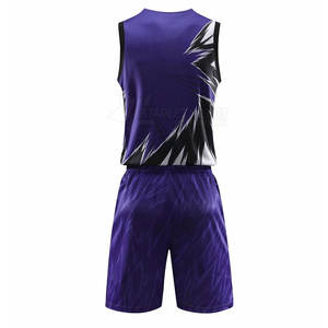 Uniforme de Baloncesto Transpirable de Poliéster de Alta Calidad, Nuevo, Hecho Profesionalmente, Personalizable, Ropa Deportiva Fabricada en Fábrica - Product Image 2