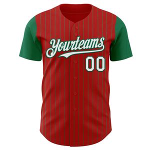 Custom Breathable Quick-Dry Summer Baseball Jersey 100% Polyester Heat-Transfer Printed Short Sleeve Crew Neck Team Name - Product Image 4