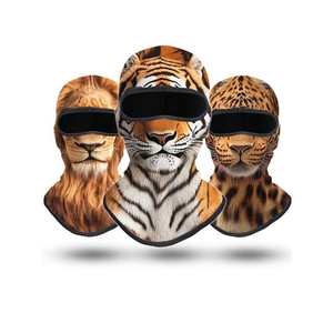 Masque facial unisexe imprimé, cagoule respirante et imperméable en polyester et coton pour adulte, couvre-tête intégral pour l'extérieur - Product Image 3