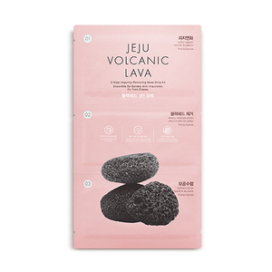 Confezione Sconto 3 Passi per il Naso con Terreno Vulcanico di Jeju per Pelli Grasse, in Formato Foglio Minerale per la Rimozione dei Punti Neri - Product Image 1