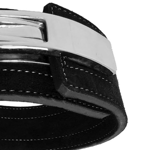 Cinturón de levantamiento de pesas de cuero de alta calidad con soporte lumbar personalizado para gimnasio, cinturón de levantamiento de pesas de nivel profesional con hebillas - Product Image 5