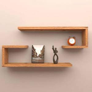Estante y estanterías de madera pulida hechas a mano para colgar en la pared, para organizar plantas y libros en el hogar - Product Image 6