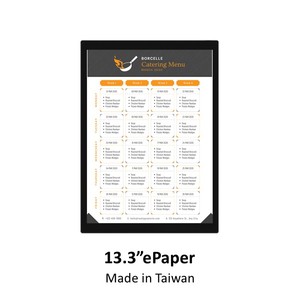 E Ink นามบัตร13.3แสดงผล epaper ป้ายนิทรรศการลดคาร์บอนจอแสดงผลแบบไม่มีแบตเตอรี่ - Product Image 1