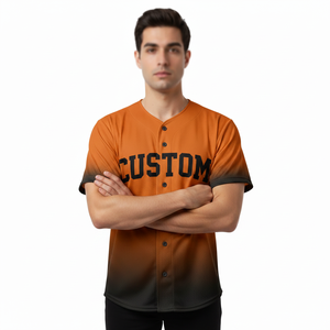 ชุดเบสบอลพิมพ์ลายแบบซับลิเมชั่นใหม่สำหรับเยาวชน เสื้อเบสบอล OEM คุณภาพดีสำหรับผู้ชาย - Product Image 4