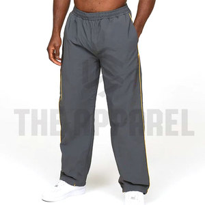 <b>Men's</b> Casual Solid Two Piece Custom Breathable Lightweight Tracksuit Set - Product Image 4