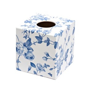 Tissue Box Napkin Holder in Wood With Sticker Print Design for Restaurant Hotel <b>Table</b> Top Use Napkin - Product Image 1