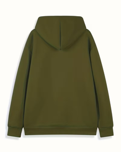 Custom Logo French Terry Heavyweight Oversized Hoodie for Men 380 Gsm 100% Cotton Thick Heavy Blank Sweatshirt Drop Shoulder - Product Image 2