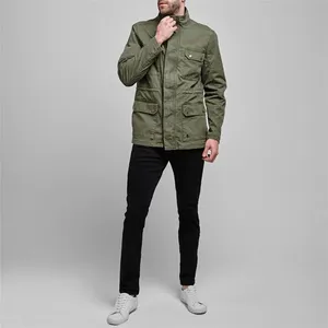 เสื้อแจ็คเก็ตทหารแบบพาร์กาสำหรับผู้ชาย - Product Image 2
