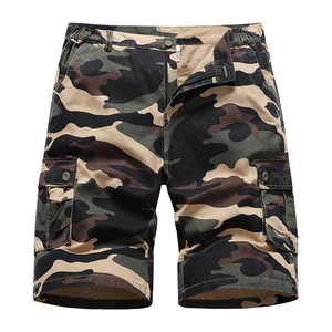 High Quality Men's Casual Cargo Shorts with Anti-Wrinkle Feature Customized Logo Fashionable New Design Direct OEM Supplier - Product Image 1