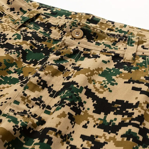 Custom Logo 100% Cotton Men's Sublimation Cargo Shorts-Anti-Pilling Breathable Quick Dry High Quality Comfortable Fit - Product Image 3