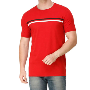 Casual Fashion Basic Color Men's T-<b>Shirts</b> <b>100</b>% Cotton/<b>Polyester</b> Eco-Friendly Quick Dry Breathable Canvas Summer T <b>Shirt</b> - Product Image 4
