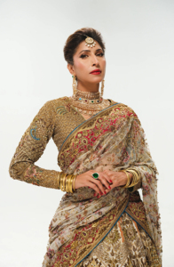 Vestido de Novia Tradicional Pakistaní, Lehenga Choli, Terciopelo Bordado para Fiesta, Sin Arrugas, Secado Rápido, Venta al Por Mayor, Lujoso, El Mejor - Product Image 5